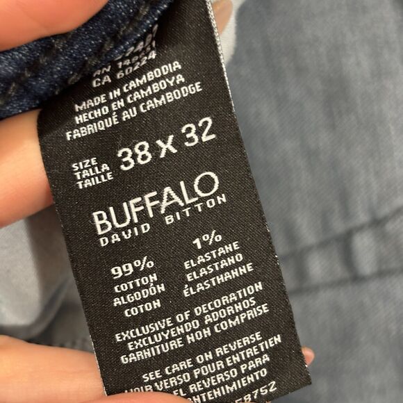 Buffalo David Bitton Jeans Mens 38x32* Jackson X Straight Stretch Denim EUC - Picture 4 of 9